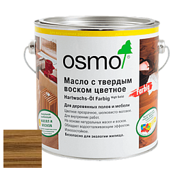 OSMO Hartwachs-Öl Farbig / Масло с твердым воском цветное цвет 3072 Янтарь