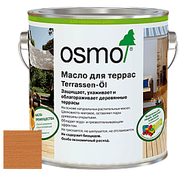 OSMO Terrassen-Öle / Масла для террас цвет 009 Масло для лиственницы, Натуральный тон