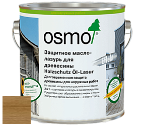 OSMO Holzschutz Öl-Lasur Effekt / Защитное масло лазурь для древесины с эффектом серебра цвет 1150 Американский орех