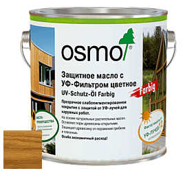 OSMO UV-Schutz-Öl Farbig / Защитное масло лазурь с УФ-фильтром цветное цвет 425 Дуб