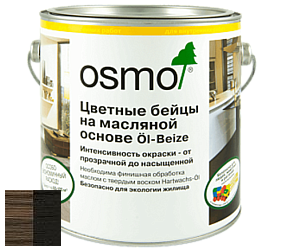 OSMO Öl-Beize / Цветные бейцы (цветное грунтовочное масло) цвет 3590 Черный прозрачный