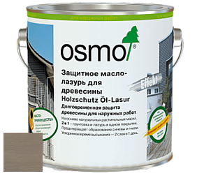 OSMO Holzschutz Öl-Lasur Effekt / Защитное масло лазурь для древесины с эффектом серебра цвет 1141 Графит серебро