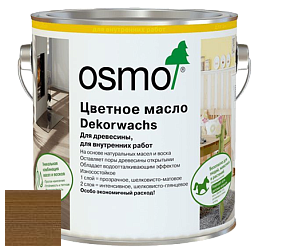 OSMO Dekorwachs Transparente Töne / Цветные прозрачные масла для древесины цвет 3168 Дуб антик