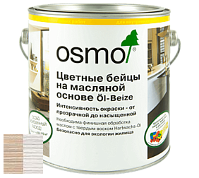 OSMO Öl-Beize / Цветные бейцы (цветное грунтовочное масло) цвет 3501 Белый прозрачный