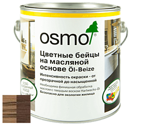 OSMO Öl-Beize / Цветные бейцы (цветное грунтовочное масло) цвет 3564 Табак прозрачный