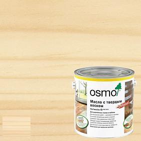 OSMO 3062 бесцветное матовое масло Hartwachs-Öl Original / Масло с твердым воском для деревянных полов и мебели цвет 3032 Бесцветное шелковисто-матовое