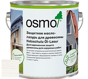 OSMO Holzschutz Öl-Lasur цвет 900 Белый