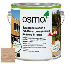 OSMO UV-Schutz-Öl Farbig / Защитное масло лазурь с УФ-фильтром цветное цвет 429 Натуральное