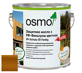 OSMO UV-Schutz-Öl Farbig / Защитное масло лазурь с УФ-фильтром цветное цвет 431 Кедр натур